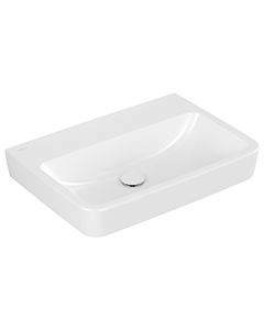Villeroy und Boch O.novo Waschtisch 4A4168T2 65x46cm, ohne Hahnloch, eckig, ohne Überlauf, weiß AntiBac C-Plus