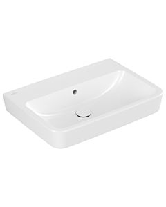 Villeroy und Boch O.novo Einbau-/Aufsatz-Waschtisch 4A41KJR1 65 x 46 cm, ohne Hahnloch, eckig, mit Überlauf, weiß C-plus