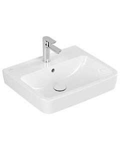 Villeroy und Boch Vasque à encastrer / à poser O.novo 4A41MGT2 55x46cm, carrée, avec trou pour robinetterie, avec trop-plein, blanc AntiBac C-plus