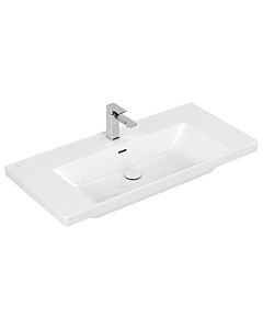 Villeroy und Boch Subway 3. 1930 washbasin 4A70A5R1 100x47cm, with 2000 tap hole / with overflow, white C-plus