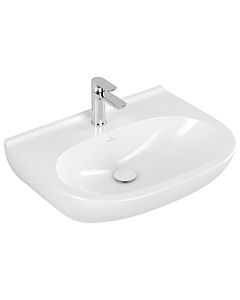 Villeroy & Boch O.Novo Waschtisch 51606601 65 x 51 cm, weiss, 1 Hahnloch, ohne Überlauf