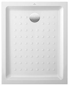 Villeroy & Boch O.Novo Plus Duschwanne 60618001 100 x 80 x 6 cm, weiß, mit Noppen Oberfläche