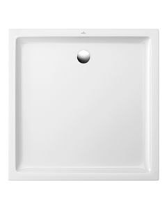 Villeroy & Boch O.Novo Plus Duschwanne 6210C301 80 x 80 x 6 cm, weiß mit Antirutsch