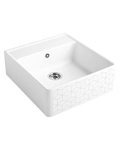 Villeroy und Boch évier simple 632061M1 garniture de vidange , commande manuelle, kit de montage, mosaïque
