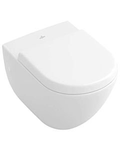 Villeroy & Boch Subway Wandflachspül WC 66031001 weiß, Abgang waagerecht