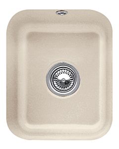 Villeroy und Boch Unterbauspüle 670402AM mit Ablaufgarnitur, Exzenterbetätigung, Befestigungssatz, Almond