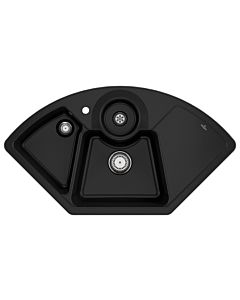 Villeroy und Boch Solo évier d&#39;angle d&#39;angle 670801J0 garniture de vidange , fonctionnement manuel, restes de cuvette, chromite