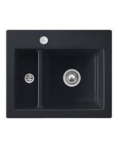 Villeroy und Boch Subway Flush-mounted sink 67802Fi4 with drain fitting and eccentric actuation, Graphit