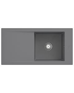 Villeroy & Boch Timeline Einbauspüle 679001SL mit Ablaufgarnitur und Handbetätigung, Stone