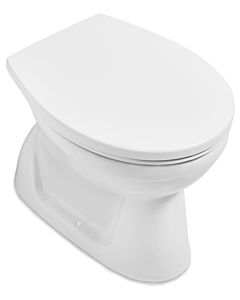 Villeroy und Boch O.novo à poser au sol WC 7618R101 36x55cm, sans rebord, sortie verticale, blanc