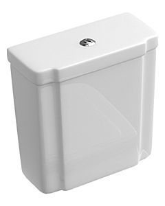 Villeroy & Boch Spülkasten Hommage weiss mit Ceramicplus, Innengarnitur verchromt