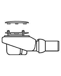 Villeroy & Boch Ablauf TempoplexPlus 92250061 Ø 90 mm, für Duschwanne, verchromt