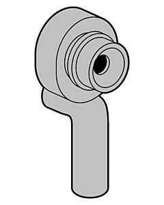 Villeroy & Boch Absaugformstück senkrecht, weiss