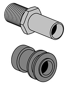 Villeroy & Boch Zuflussverbinder 99330000 für Urinal