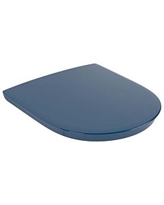 Villeroy und Boch ViCare WC seat 9M7261P1 continuous hinge shaft, hinges stainless steel, blue AntiBac