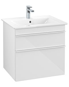 Villeroy und Boch Venticello Waschtisch-Unterschrank A92402DH 60,3 x 59 x 50,2 cm, Griff White, Glossy White