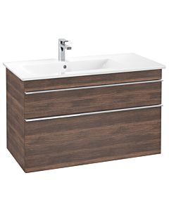 Villeroy und Boch Venticello vanity unit A92701VH 95.3 x 59 x 50.2 cm, basin on the left, handle chrome, arizona oak