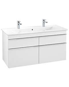 Villeroy & Boch Venticello Unterschrank A92901MS XXL, 115,3x59x50,2cm, Griff Chrom, Weiß Matt