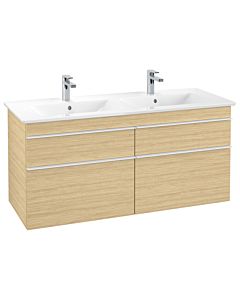 Villeroy und Boch Venticello vanity unit A93002VJ 125.3 x 59 x 50.2 cm, handle white, nordic oak