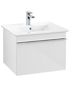 Villeroy und Boch Venticello Waschtisch-Unterschrank A93201DH 55,3 x 42 x 50,2 cm, Griff Chrom, Glossy White
