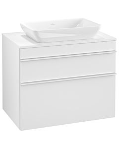 Villeroy und Boch Venticello Waschtisch-Unterschrank A94002MS 75,7 x 60,6 x 50,2 cm, Griff White, White Matt