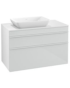 Villeroy und Boch Venticello vanity unit A94202RE 95.7 x 60.6 x 50.2 cm, vanity unit left, handle white, glass Glossy White