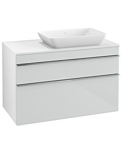Villeroy und Boch Venticello vanity unit A94301RE 95.7 x 60.6 x 50.2 cm, vanity unit right, handle chrome, glass Glossy White