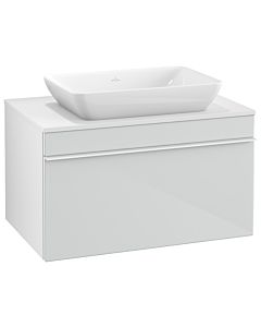 Villeroy und Boch Venticello vanity unit A94502RE 75.7 x 43.6 x 50.2 cm, handle white, glass Glossy White