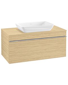 Venticello Villeroy und Boch vasque A94601VJ 95,7 x 43,6 x 50,2 cm, centre de vanité, poignée chrome, chêne nordique