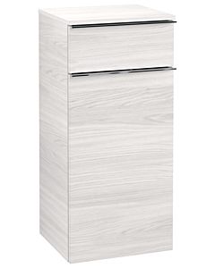 Villeroy und Boch Venticello Seitenschrank A95001E8 40,4 x 86,6 x 37,2 cm, links, Griff Chrom, White Wood
