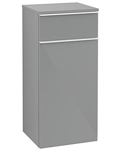 Villeroy und Boch Venticello A95002RA 40,4 x 86,6 x 37,2 cm, gauche, poignée blanche, verre Glossy Grey