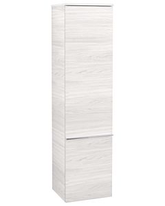 Villeroy und Boch Venticello Hochschrank A95101E8 40,4 x 154,6 x 37,2 cm, links, Griff Chrom, White Wood