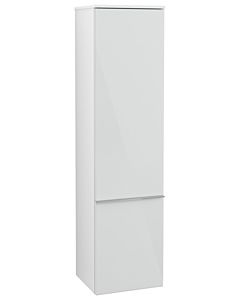 Villeroy und Boch Venticello Hochschrank A95101RE 40,4 x 154,6 x 37,2 cm, links, Griff Chrom, Glass Glossy White