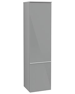 Villeroy und Boch Venticello cabinet A95102RA 40.4 x 154.6 x 37.2 cm, left, handle white, glass Glossy Grey