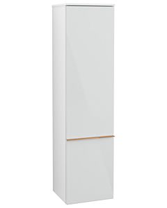 Villeroy und Boch Venticello cabinet A95105RE 40.4 x 154.6 x 37.2 cm, left, handle copper, glass Glossy White