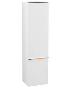 Villeroy und Boch Venticello cabinet A95115DH 40.4 x 154.6 x 37.2 cm, right, copper handle, Glossy White