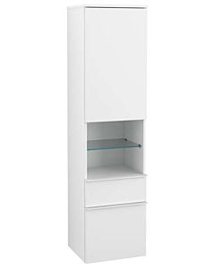 Villeroy und Boch Venticello Hochschrank A95202MS 40,4 x 154,6 x 37,2 cm, links, Griff White, White Matt