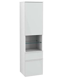 Villeroy und Boch Venticello Hochschrank A95202RE 40,4 x 154,6 x 37,2 cm, links, Griff White, Glass Glossy White