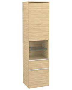 Villeroy und Boch Venticello Hochschrank A95212VJ 40,4 x 154,6 x 37,2 cm, rechts, Griff White, nordic oak