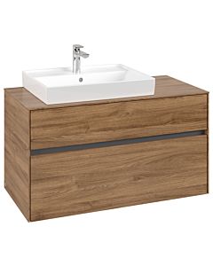 Villeroy und Boch Collaro vanity unit C01700RH 100x54.8x50cm, vanity unit left, Kansas Oak