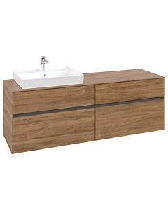 Villeroy und Boch Collaro vanity unit C02200RH 160x54.8x50cm, vanity unit left, Kansas Oak