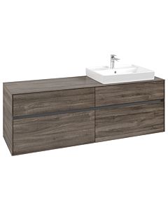 Villeroy und Boch Collaro vanity unit C02300RK 160x54.8x50cm, vanity unit on the right, Stone Oak