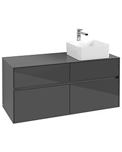 Villeroy und Boch Collaro vanity unit C04300FP 120 x 54.8 x 50 cm, Glossy Grey