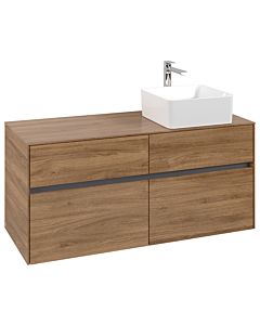 Villeroy und Boch Collaro Waschtischunterschrank C04300RH 120x54,8x50cm, Waschtisch rechts, Kansas Oak