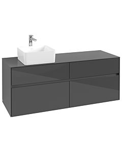 Villeroy und Boch Collaro vanity unit C04600FP 140 x 54.8 x 50 cm, Glossy Grey
