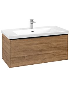 Villeroy und Boch Subway 3. 1930 C56901RH 97,3x42,9x47,8cm, sans LED / poignée Volcano noir, chêne kansas