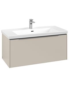 Villeroy und Boch Subway 3. 1930 C569L0VN 97,3x42,9x47,8cm, avec LED / poignée aluminium brillant, gris cachemire
