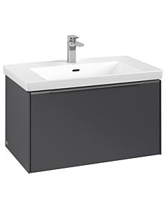 Villeroy und Boch Subway 3. 1930 vanity unit C57300VR 77.2x42.9x47.8cm, without LED / handle aluminum glossy, graphite
