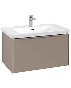 Villeroy und Boch Subway 3.0 Waschtisch-Unterschrank C57302VM 77,2x42,9x47,8cm, ohne LED/Griff monochrom, taupe