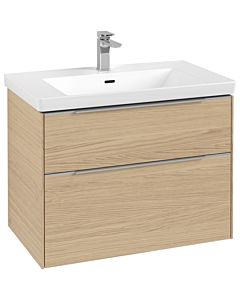 Villeroy und Boch Subway 3. 1930 C57400VJ 77,2x57,6x47,8cm, sans LED / poignée aluminium brillant, chêne nordique